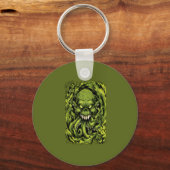 Porte-clés Monstre Tentacule Vert Flippant (Recto)