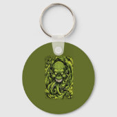 Porte-clés Monstre Tentacule Vert Flippant (Verso)