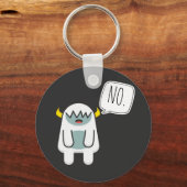 Porte-clés Monstre Yeti Non (Recto)