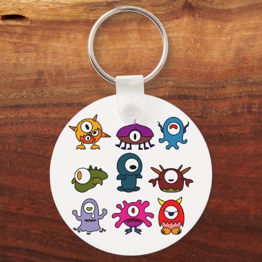 Porte-clés Monstres (Recto)