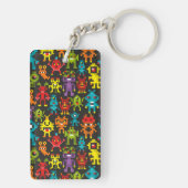 Porte-clés Monstres Pixel 8 bits (Dos)