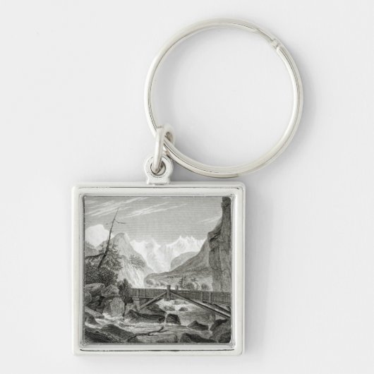 Porte-clés Mont Blanc des bains de St Didier (Devant)