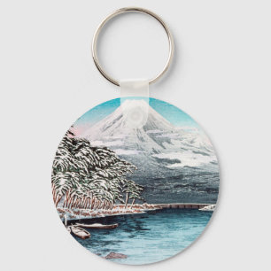 Porte-clés Mont Fuji de Tagonoura, Hiroaki de neige Takahashi