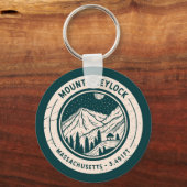 Porte-clés Mont Greylock Massachusetts Randonnée Ski Travel (Verso)