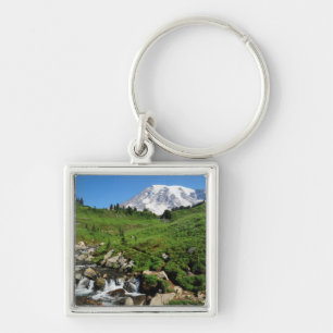 Porte-clés Mont Rainier, cascade, enneigé