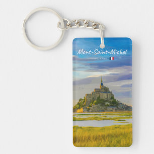 Porte-clés Mont-Saint-Michel, France - Abbaye médiévale éléga