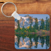 Porte-clés Mont Shuksan reflété dans le lac Reflection (Recto)