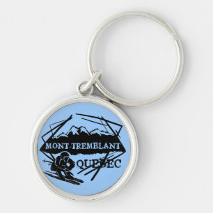 Porte-clés Mont Tremblant Quebec ski logo keychain