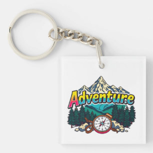 Porte-clés Montagne d'aventure – Conception de randonnée en p