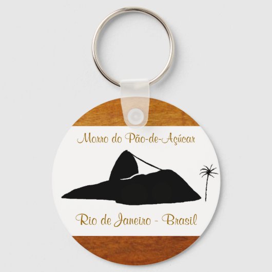 Porte-clés montagne de pain de sucre ~ Rio Brasil (Recto)