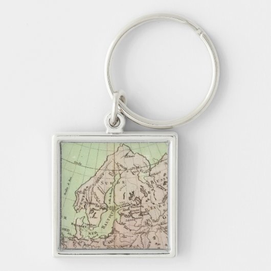 Porte-clés Montagne et fleuve d'Europe (Devant)