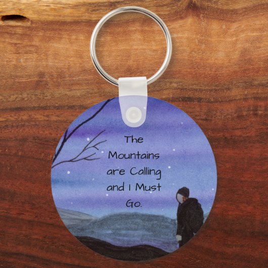 Porte-clés Montagnes (Recto)