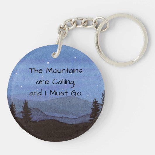 Porte-clés Montagnes (Dos)