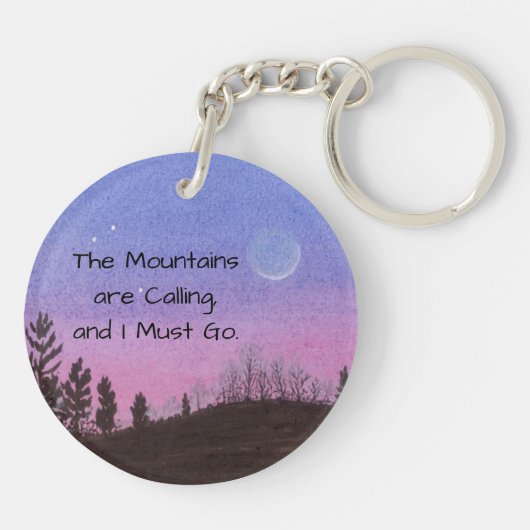 Porte-clés Montagnes (Dos)