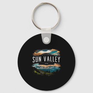 Porte-clés Montagnes de Sun Valley Idaho Randonnée Extérieur