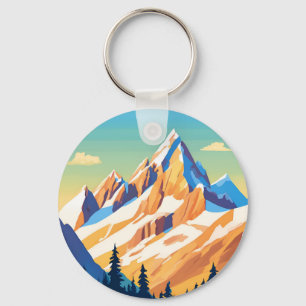Porte-clés Montagnes majestueuses