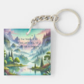 Porte-clés Montagnes mystiques et devis (Dos)