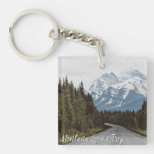 Porte-clés Montagnes pittoresques de route de voyage par la