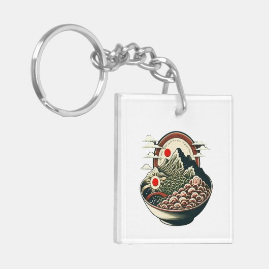 Porte-clés Montagnes Ramen (Devant gauche)