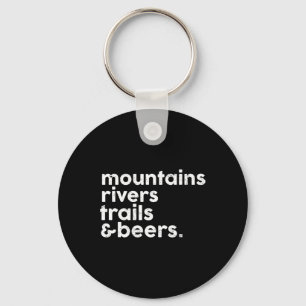 Porte-clés Montagnes Rivières Sentiers Bières Amoureux de Ran
