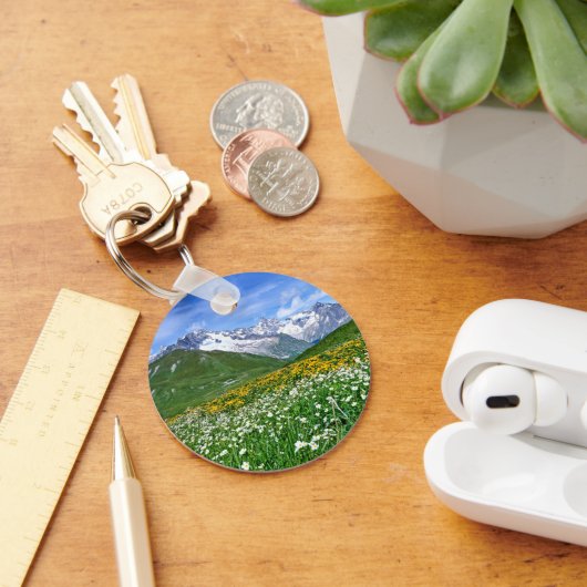Porte-clés Montagnes | Swiss Alps Valley Spring (Bureau)