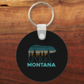 Porte-clés Montana Grizzly Bear Souvenir (Recto)