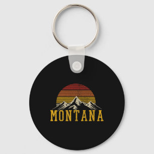 Porte-clés Montana Montagnes Vintage Nature Randonnée Extérie