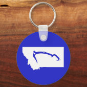 Porte-clés Montée de glace Montana (Recto)