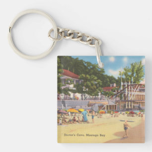 Porte-clés Montego Bay, Jamaïque Photo Vintage - Doctor's Cav