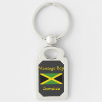 Montego Bay Jamaïque - Porte - clé du drapeau jama
