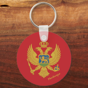 Porte-clés Monténégro drapeau & Monténégro vacances / sports