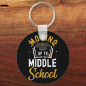 Porte-clés Monter À L'École Primaire Secondaire (Recto)
