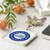 Porte-clés Montevideo Uruguay (Côté)