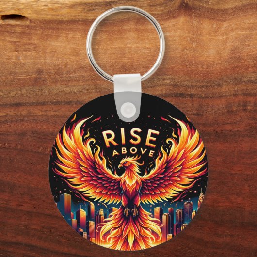 Porte-clés Montez au-dessus du feu de Phoenix (Verso)