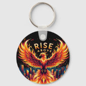 Porte-clés Montez au-dessus du feu de Phoenix (Verso)