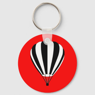Porte-clés montgolfière de fond de soleil