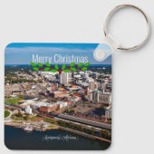 Porte-clés Montgomery, Alabama Salutations de Noël (Dos)