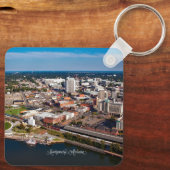 Porte-clés Montgomery, Alabama vue aérienne (Verso)