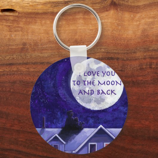 Porte-clés Montre Lune (Recto)