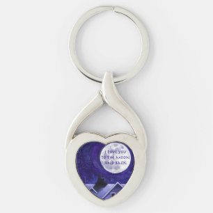 Porte-clés Montre Lune