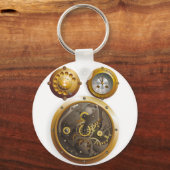 Porte-clés Montre Steampunk (Recto)