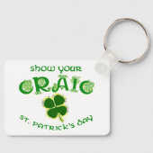 Porte-clés Montrer Votre Craic (Recto)