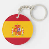 Porte-clés Montrez vos couleurs - Espagne (Dos)