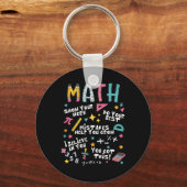 Porte-clés Montrez Votre Travail Drôle Prof De Maths Premier  (Recto)