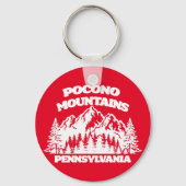 Porte-clés Monts Pocono Pennsylvanie (Recto)