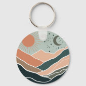 Porte-clés Monts Sun & Moon (Recto)