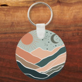 Porte-clés Monts Sun & Moon (Recto)