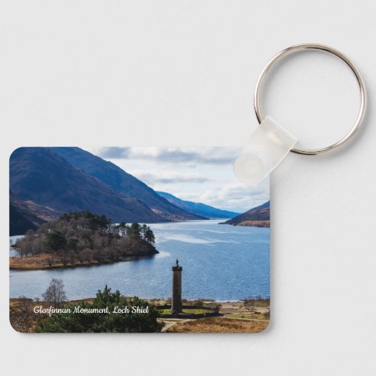 Porte-clés Monument de Glenfinnan, Loch Shiel, Écosse (Recto)