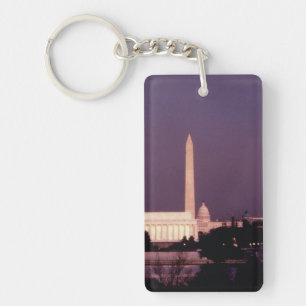 Porte-clés Monument de Washington, le capitol et Jefferson