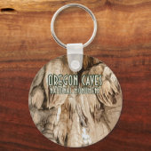 Porte-clés Monument national des grottes de l'Oregon (Recto)